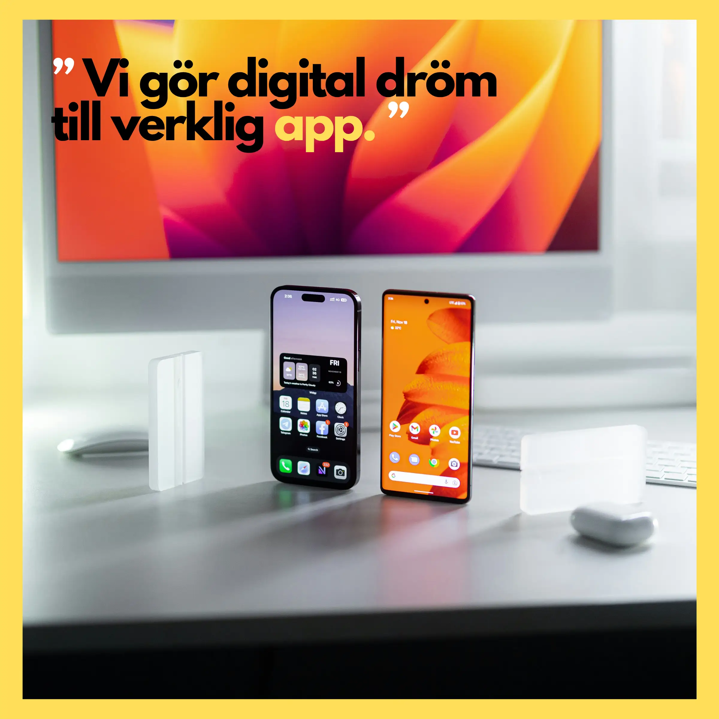Webbless apputveckling iOS – native iPhone-appar för företag i Tyresö, Stockholm och hela Sverige